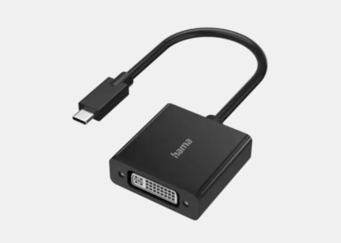 Adapter USB-C - DVI 4K Hama